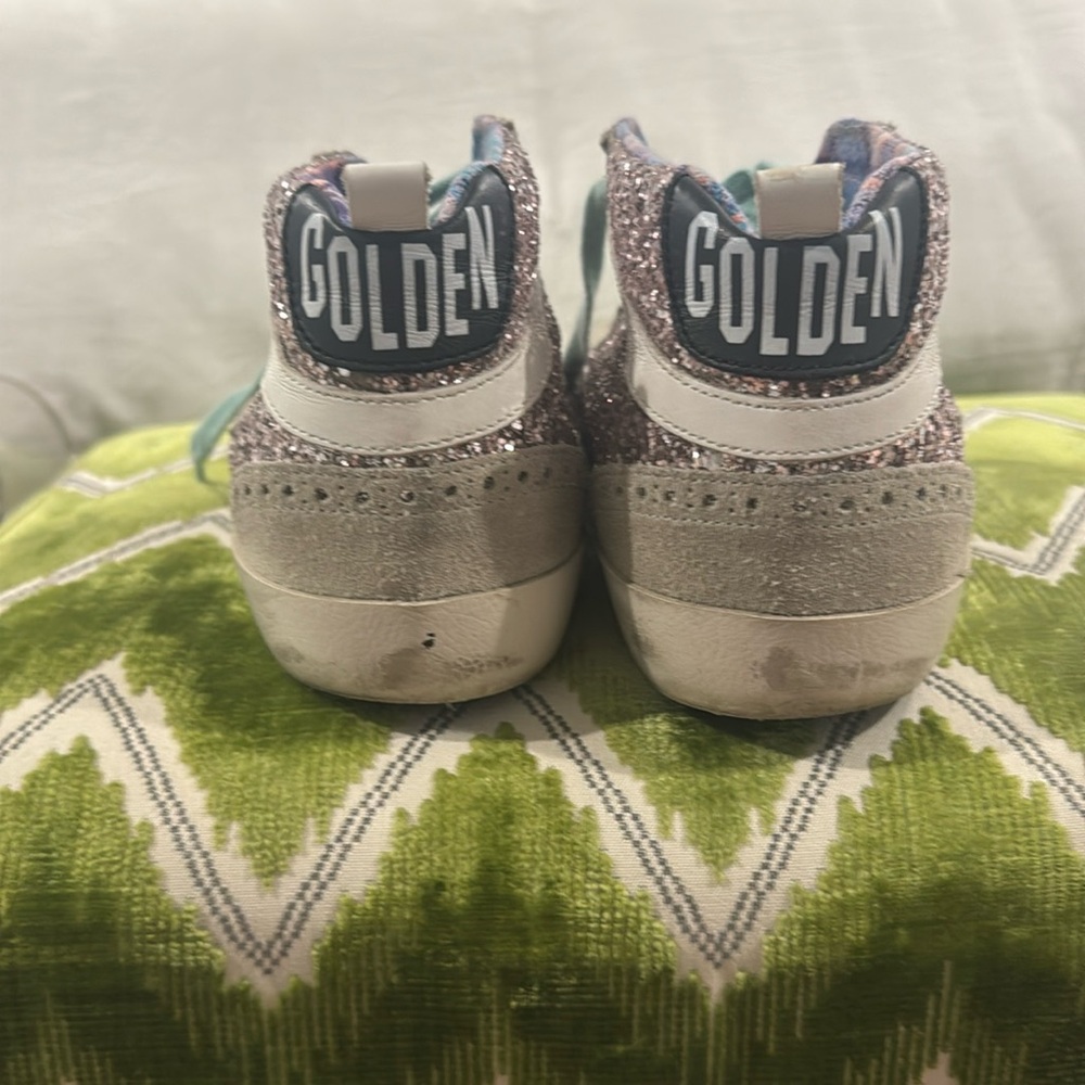 Golden Goose Pink Glitter MidStar